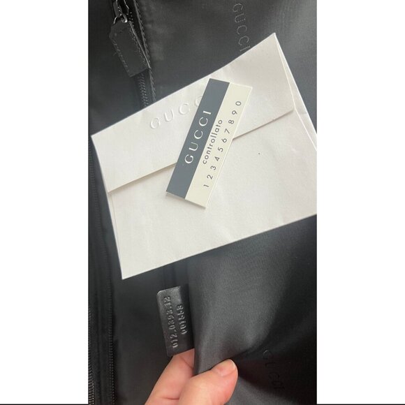 MINT Gucci Mens Black 2-Compartment Large Duffle Travel Flight Garment Bag - Picture 10 of 12